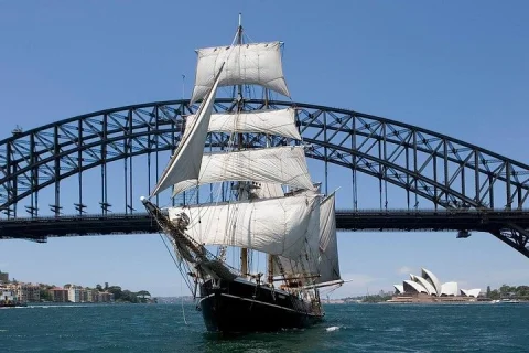 Australia Day Tall Ships Lunch & Race on Sydney Harbour in Sydney