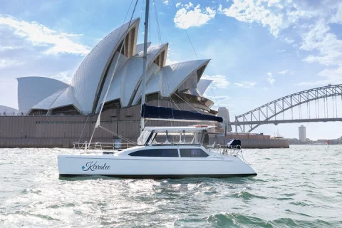 Private Catamaran Hire on Sydney Harbour in Sydney
