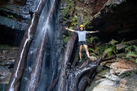 Juggler Canyon and Abseiling Adventure Blue Mountains in Katoomba