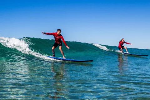 Surfers Paradise Jetboating and Surf Lesson in Gold Coast
