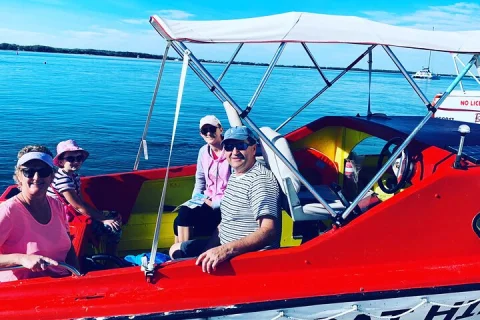 6 Person Half Cabin Boat 2 hour hire NO BOAT LICENCE REQUIRED in Sunshine Coast