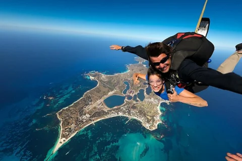 Rottnest Island Skydive Including Round Trip Ferry from Fremantle in Fremantle