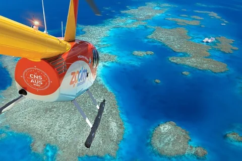 Great Barrier Reef Pontoon and Helicopter in Cairns