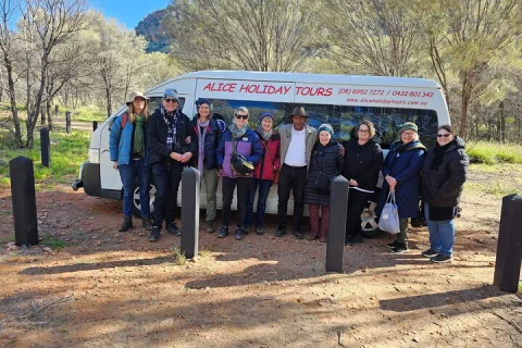Alice Springs to West Mac Half Day Private Charter Tour in Alice Springs