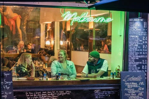 Degraves St Brunch and Espresso Enthusiasts in Melbourne