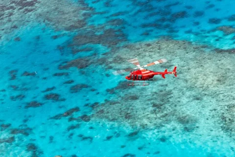 Ultimate Great Barrier Reef and Rainforest 45 minute Helicopter Tour in Cairns