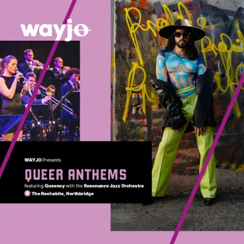 WAYJO Presents Queer Anthems featuring Queency with the Resonance Jazz Orchestra at The Rechabite