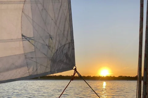 2 hour PRIVATE Sunset Sailing Cruise up to 4 pax with bubbles in Gold Coast
