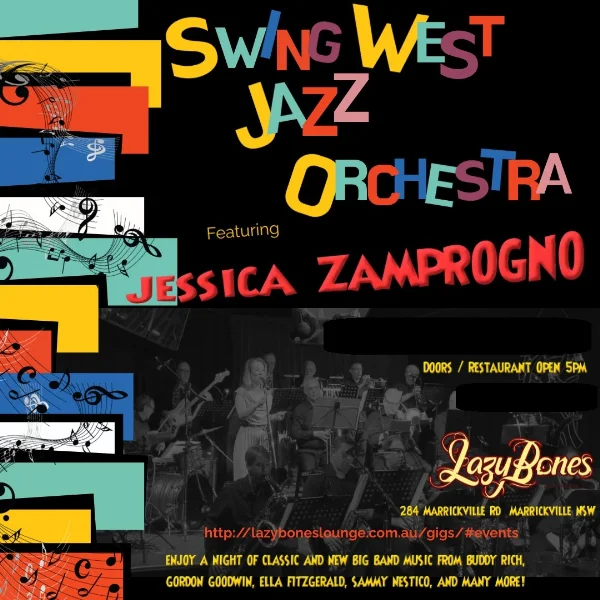 Swing West Jazz Orchestra at Lazybones Lounge Restaurant & Bar