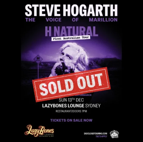 STEVE HOGARTH (MARILLION) - H NATURAL at Lazybones Lounge Restaurant & Bar