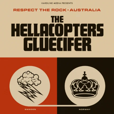 THE HELLACOPTERS + GLUECIFER - Respect The Rock - Australia at The Triffid