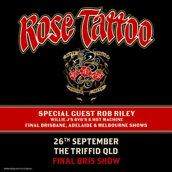 RESCHEDULED | Rose Tattoo at The Triffid