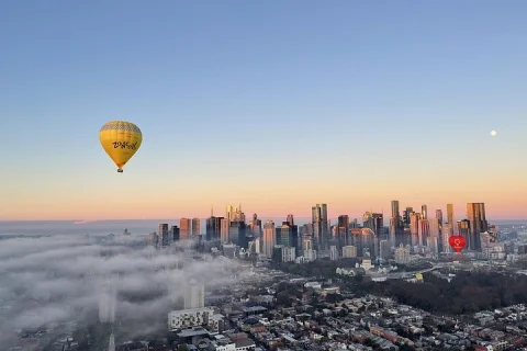 Melbourne Sunrise Hot Air Balloon Flight Plus Free Photos in Melbourne