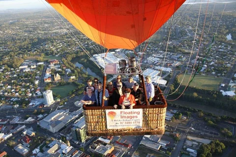 Brisbane's closest Hot Air Balloon Flights City & Country views 1 hr flight! in Ipswich