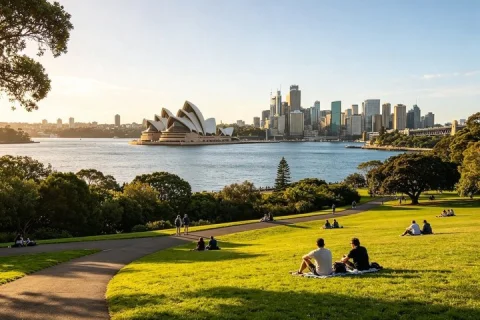 Aboriginal Culture Walk at Sydney Royal Botanic Garden in Sydney