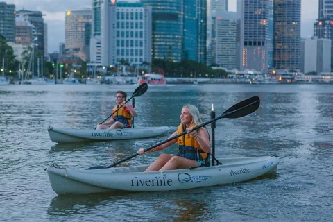 Brisbane City Twilight Kayak in Brisbane