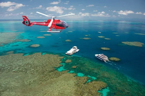 Great Barrier Reef Tour and Scenic Helicopter Flight in Cairns