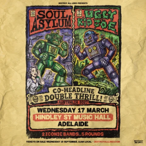 Soul Asylum + Ugly Kid Joe Australia 2027 at Hindley St Music Hall