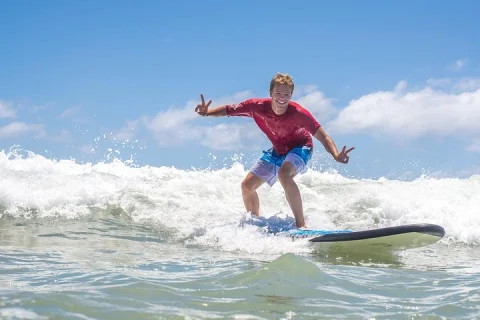 Merrick's Noosa Learn to Surf: 2 Hour group surfing lesson in Sunshine Coast