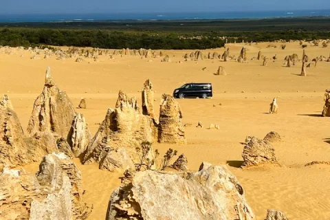 Small group 4WD Pinnacles Desert & Sand Boarding Adventure in Perth