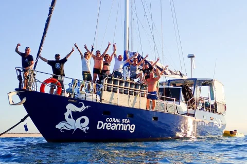 Coral Sea Dreaming Overnight Dive, Snorkel and Sail in Cairns