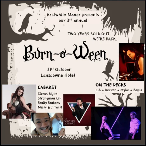 BURN-O-WEEN! at The Lansdowne Hotel