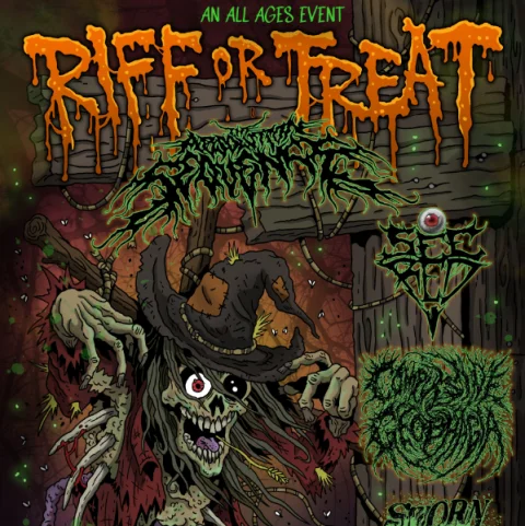 Riff or Treat, The Absolution Sequence, I SEE RED, Compulsive Geophagia & Sworn in Blood at Altar Bar