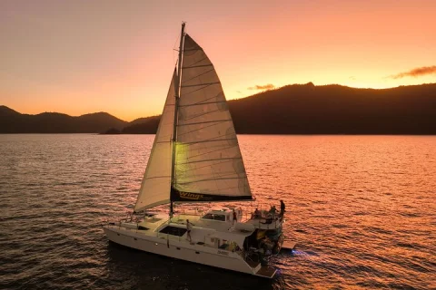 Airlie Beach Sunset Sail in Style BYO drinks & low guest numbers in Airlie Beach & Cannonvale