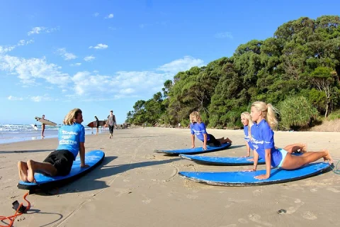 Award Winning Byron Bay Small Group Surf Lesson for Beginners in Byron Bay