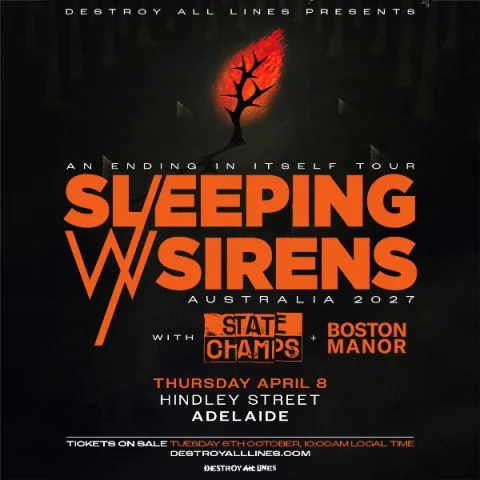 An Ending in Itself Tour - Sleeping With Sirens (US) at Hindley St Music Hall