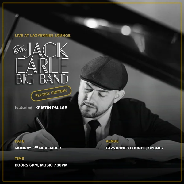 The Jack Earle Big Band at Lazybones Lounge Restaurant & Bar