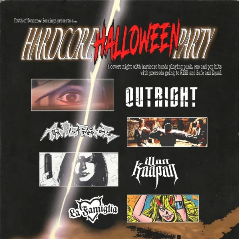 Hardcore Halloween Party w/ Outright // Timepeace // Ilan Kaapan // La Famiglia at Smith St Hotel