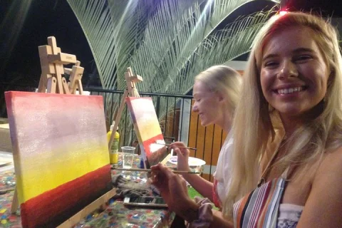Paint and Sip Bayside Saturdays in Brisbane
