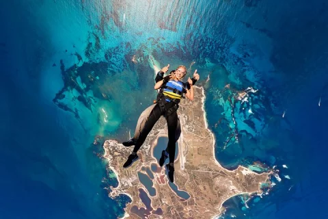Rottnest Skydive + Perth Barrack St Ferry package in Perth