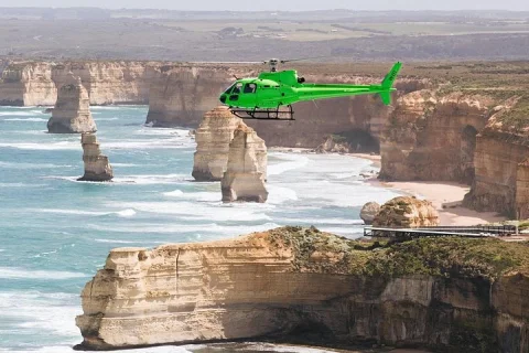 Melbourne to 12 Apostles VIP Helicopter Tour (1 hour Flight in Essendon Fields