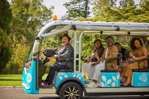 Royal Botanic Gardens Melbourne: The Explorer Bus in Melbourne
