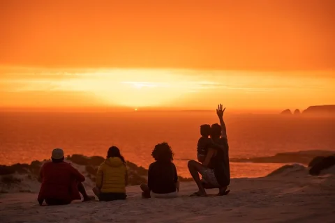Sunset on the Sand Dunes in Port Lincoln