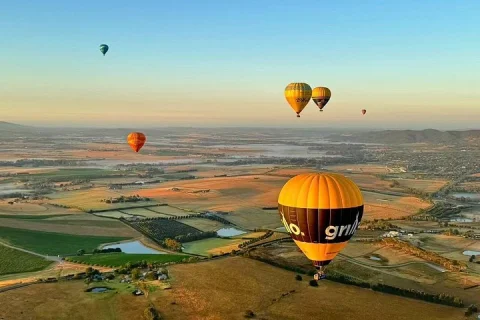 Yarra Valley Sunrise Balloon Flight with GoPro Photos in Melbourne