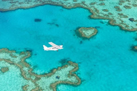 Fly Raft Package: Whitehaven Beach, Snorkel and Scenic Flight in Airlie Beach & Cannonvale