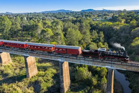Experience History onboard The Mary Valley Rattler in Gympie