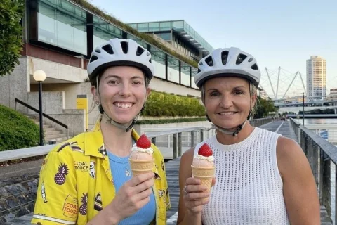Tastes of Brisbane E Bike Food Tour with 5 Iconic Food Samplings in Brisbane