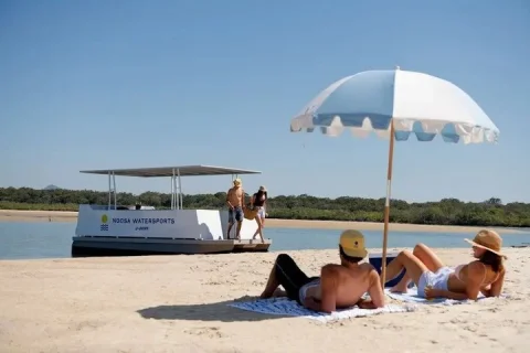 Noosa River BBQ Pontoon Boat Hire with Flexible Duration in Sunshine Coast