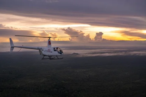 Nitmiluk Park Katherine Gorge Sunrise Helicopter Flight in Nitmiluk