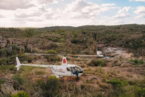 Katherine Gorge and Edith Falls Heli Tour with Remote Landing in Nitmiluk