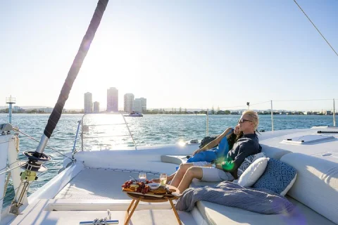 Gold Coast Private Sunset Catamaran Charter in Gold Coast