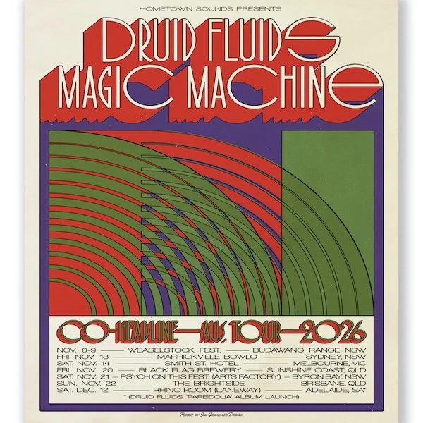 Druid Fluids & Magic Machine at Smith St Hotel