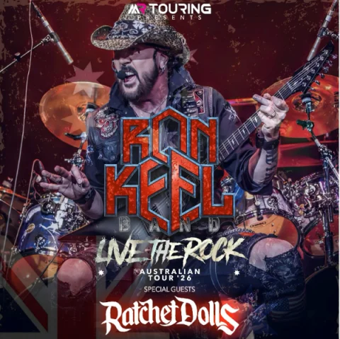 RON KEEL - LIVE THE ROCK Tour + Ratchet Dolls & Bounty Hunters Band at The Bridge Hotel