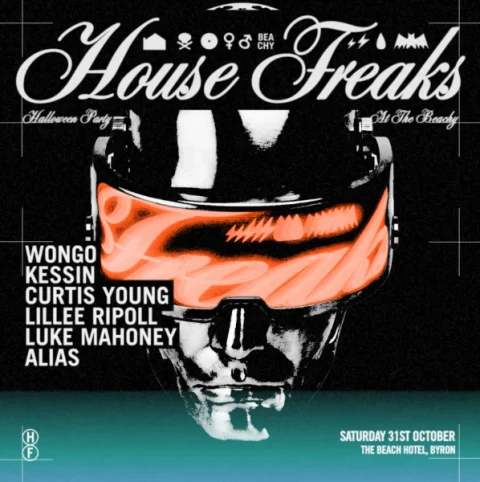 HOUSE FREAKS - Halloween Party at Beach Hotel Byron Bay