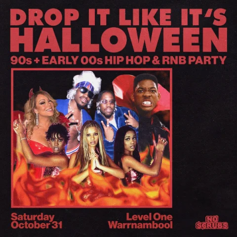Drop It Like It's Halloween: 90s + 00s Rnb and Hip Hop Party - Warrnambool at Level One