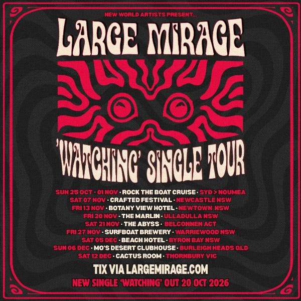 LARGE MIRAGE - 'WATCHING' SINGLE TOUR w/ Edgecliff // AJ Stanton at Surfboat Brewery